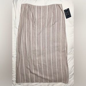 LAURA SCOTT Linen skirt sz 16**